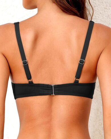 Yonique Women Underwire Bikini Top - Push Up Bathing Suit Top Padded Bra Swimsuit Top in Saudi Arabia