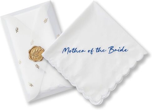 Mother of the Bride Gifts, Father of the Bride Gifts, Wedding Gifts, Wedding Handkerchief for Bride, Something Blue in Kuwait