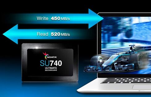 ADATA Ultimate Series: SU740 2TB Internal SATA Solid State Drive (ASU740SS-2T-R) in Kuwait