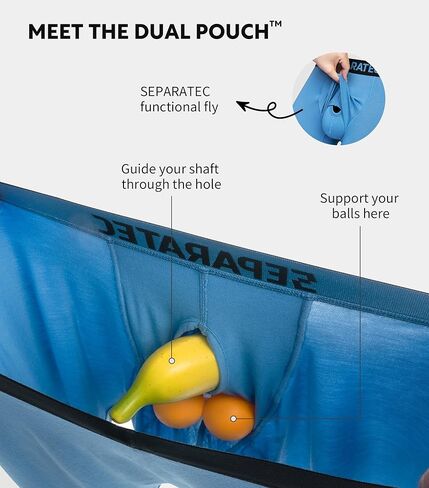 ملابس داخلية منفصلة للرجال بحقيبة مزدوجة من حرير الرايون المسامي مصنوعة من سراويل الخيزران للرجال 7 عبوات in Kuwait