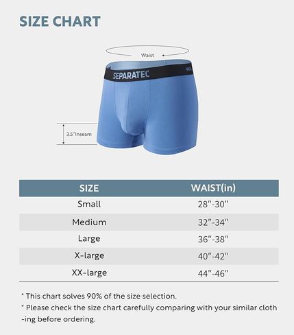 ملابس داخلية منفصلة للرجال بحقيبة مزدوجة من حرير الرايون المسامي مصنوعة من سراويل الخيزران للرجال 7 عبوات in Kuwait