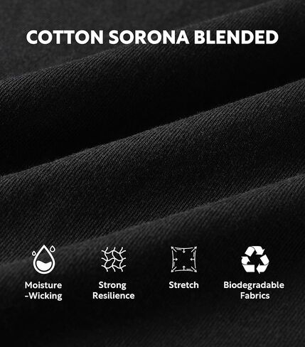 DAVID ARCHY Men's Undershirt Sorona Cotton Moisture-Wicking T-Shirts Stretch Crewneck Tees for Men 3-Pack in Kuwait