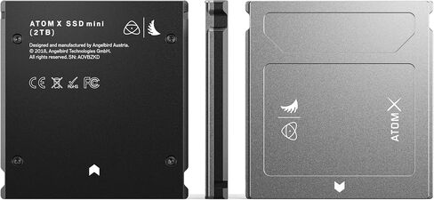 Angelbird - AtomX SSDmini - 1 تيرابايت - SATA 3.1، حتى 6 جيجابايت/ثانية - 2.5 بوصة SSD لتسجيل الفيديو والصوت - لأجهزة Atomos - سير عمل يصل إلى 8K in Kuwait