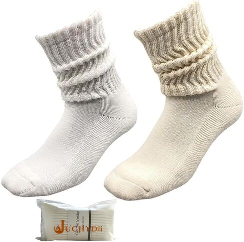 جوارب JUCHYDii Slouch للرجال والنساء، جوارب قطنية أنيقة ومبتكرة in Kuwait