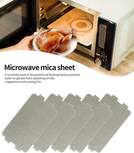 2 Pcs Waveguide Covers, Universal Mica Sheets for Microwave Oven 108mmx99mm | Mica Sheets, Universal waveguide covers, Cut-to-size, in Saudi Arabia