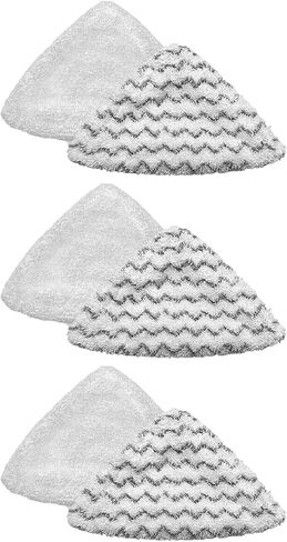 4-Pack Replacement Steam Mop Pads, Compatible with Bissel Bissell PowerEdge and PowerForce Lift-Off Steam Mop 2078, 2165, 20781 Washable Reusable Replacement Mop Pads (2 Soft + 2 Scrubby) in Saudi Arabia