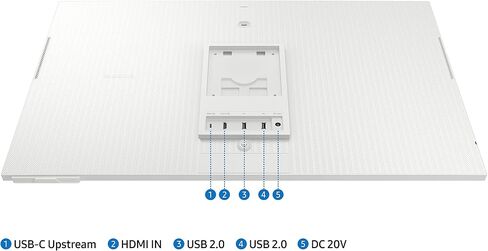 سامسونج 43 بوصة M70B Series 4K UHD USB-C شاشة ذكية وتلفزيون بث مباشر، 4 مللي ثانية، 60 هرتز، HDR10، شاشة لاسلكية، محاور الألعاب وإنترنت الأشياء، Alexa مدمج، 2022، LS43BM702UNXZA، أسود in Kuwait