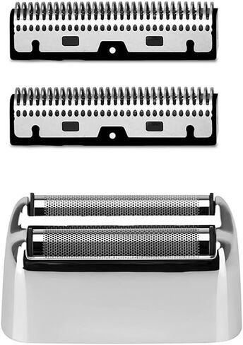 لمجموعة قواطع رقائق الحلاقة من Babyliss، شفرة قطع الرقائق المعدنية البديلة الاحترافية من Kaynway لـ BaBylissPRO Barberology ماكينة حلاقة معدنية مزدوجة الرقائق FX - تتضمن 2 رقاقة معدنية، 2 شفرة، 1 غطاء قاطع in Kuwait