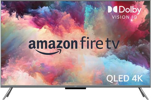 Amazon Fire TV 50" Omni QLED Series 4K UHD smart TV, Dolby Vision IQ, Fire TV Ambient Experience, local dimming, hands-free with Alexa in Kuwait
