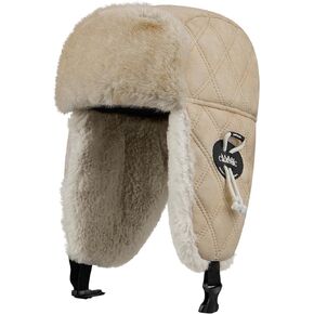 Clakllie Unisex Trapper Winter Hat Waterproof Leather Eskimo Hats Russian Ushanka Caps Trooper Aviator Cap with Earflaps