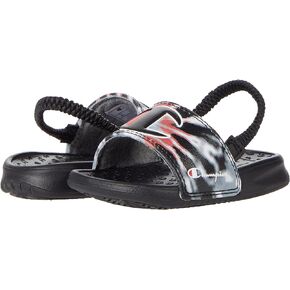 Champion Superslide Tie-Dye (Toddler) Black/Scarlet/Multi 10 Toddler M in Kuwait