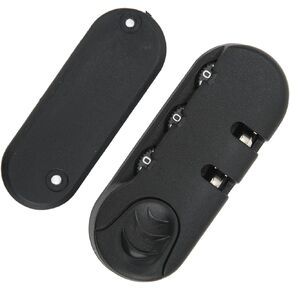 VBESTLIFE Baggage Secure Lock, Frosted Appearance 3 Digits Zinc Alloy Lock Catch Luggage Lock Suitcase Security Lock for Travel