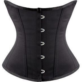 Charmian Women's Gothic Classic 12 Steel Boned Underbust Waist Training Corset