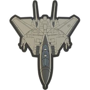 US Navy Grumman F-14 Tomcat Fighter Top Gun Squadron PVC Rubber Hook Patch