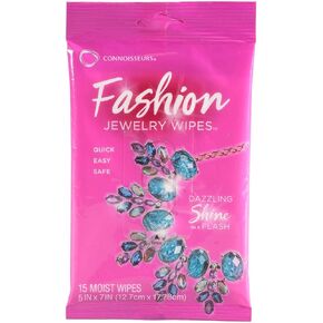 CONNOISSEURS Fashion Wipes Jewelry Cleaner, Magenta
