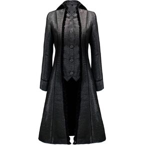 سترات VOREING النسائية Steampunk Pirate معطف الفستان القوطي الأمير الفيكتوري in Kuwait