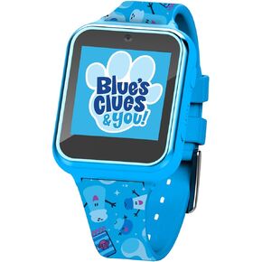 Accutime Blues Clues Kids Blue Educational Learning Touchscreen Smart Watch Toy for Boys, Girls, Toddlers - Selfie Cam, Learning Games, Alarm, Calculator, Pedometer & More (Model:BLU4016AZ)
