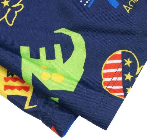 Boys' Swimwear 3 Pieces Swim Trunks and Rash Guard Sets Short Sleeve Sun Protection Swimsuit with Swim Cap in Saudi Arabia