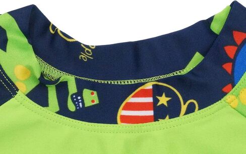 Boys' Swimwear 3 Pieces Swim Trunks and Rash Guard Sets Short Sleeve Sun Protection Swimsuit with Swim Cap in Saudi Arabia