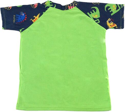 Boys' Swimwear 3 Pieces Swim Trunks and Rash Guard Sets Short Sleeve Sun Protection Swimsuit with Swim Cap in Saudi Arabia