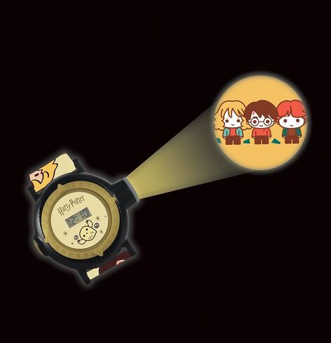 Lexibook - Harry Potter Adjustable Projection Watch Digital Screen - 20 Images of Harry Potter - for Children - DMW050HP Yellow in Kuwait