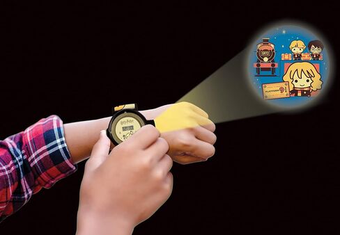 Lexibook - Harry Potter Adjustable Projection Watch Digital Screen - 20 Images of Harry Potter - for Children - DMW050HP Yellow in Kuwait