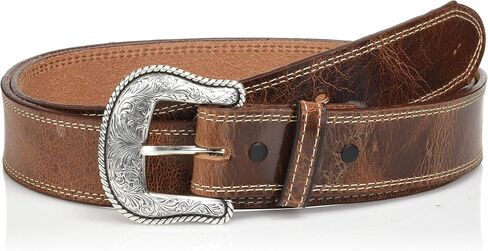 Nocona Belt Co. Men's Nocona Houston USA Double Stitch Work Belt in Saudi Arabia
