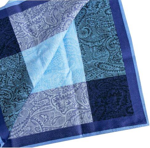 Mens Soft Cotton Handkerchiefs Paisley Assorted Hankies Gift Set in Saudi Arabia
