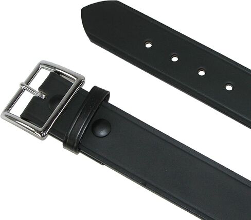Boston Leather Men's Big & Tall Leather 1 3/4 Inch Garrison Belt, 52, Black in Kuwait