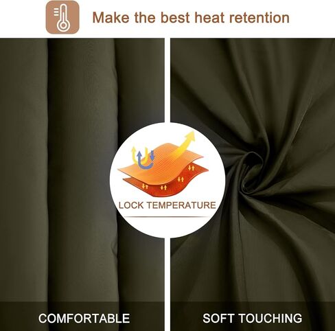 FARVALUE Mens Winter Coats Warm Puffer Jacket Thicken Winter Parka Padded Outwear with Hood in Kuwait