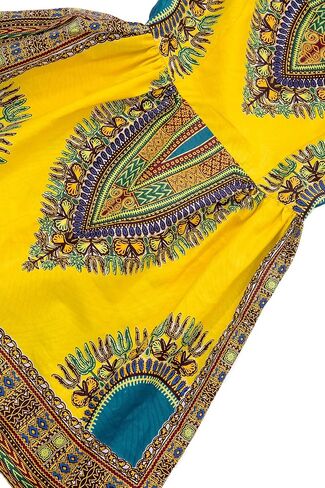 SHENBOLEN Woman African Print Dress Dashiki Traditional Dress Party Dresses in Saudi Arabia