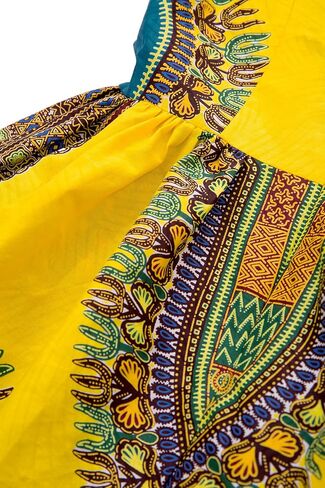 SHENBOLEN Woman African Print Dress Dashiki Traditional Dress Party Dresses in Saudi Arabia