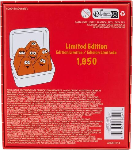 Loungefly McDonalds Happy Meal 3" Collector Box PIN in Kuwait