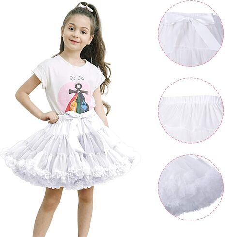تنورة صغيرة للفتيات الصغيرات تنورة منفوشة من التل وتنورة منفوشة من التل على شكل الأميرة in Kuwait