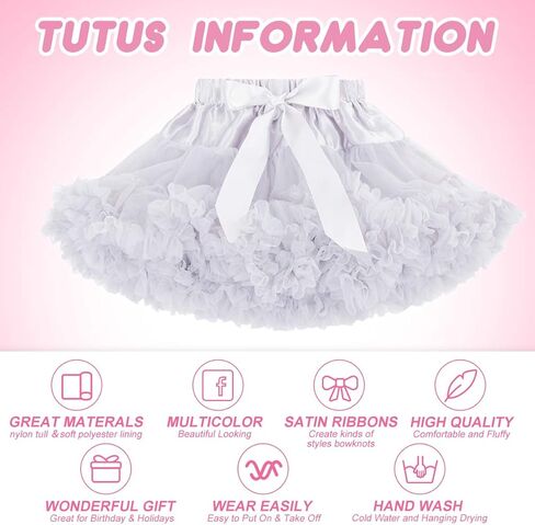 تنورة صغيرة للفتيات الصغيرات تنورة منفوشة من التل وتنورة منفوشة من التل على شكل الأميرة in Kuwait