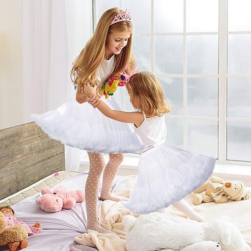 تنورة صغيرة للفتيات الصغيرات تنورة منفوشة من التل وتنورة منفوشة من التل على شكل الأميرة in Kuwait