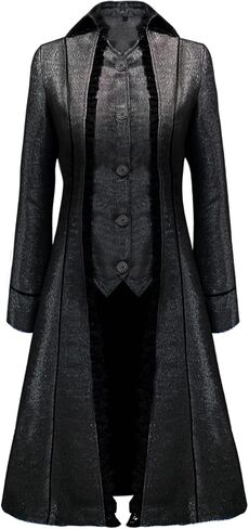 سترات VOREING النسائية Steampunk Pirate معطف الفستان القوطي الأمير الفيكتوري in Kuwait