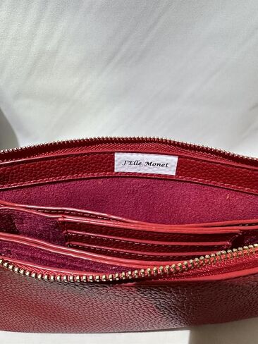 J'Elle Monet Women's Faux Leather Crossbody Bag with Detachable Wristlet Wallet in Saudi Arabia