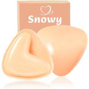 Snowy Sticky Bra Inserts,Reusable and Waterproof Double Sided Push Up Sticky Bra for Women Dresses Bikinis