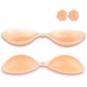 Rita Adhesive Bra Sticky Bra Invisible Strapless Bra Push Up Silicone Bra Backless Bra Backless Dress Nipple Bras Nude Bra