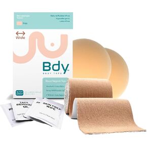 BDY Tape - Breast Lift Tape - from KT Tape - Application and Removal Kit - Boob Placement Tape - Dermatologist Tested - Invisible Bra Alternative - (3 in.) in Saudi Arabia