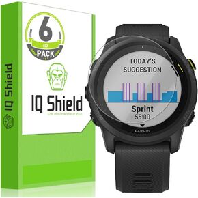 IQShield Screen Protector Compatible with Garmin Forerunner® 265s (42mm)(6-Pack) Anti-Bubble Clear TPU Film