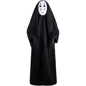 Premium Quality Women Men Hoodies Robe Costume with Mask & Gloves for Cosplay Halloween Carnival Theme Party
