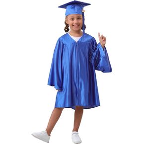 Preschool & Kindergarten Graduation Cap and Gown, with Tassel 2024 Charm Sets