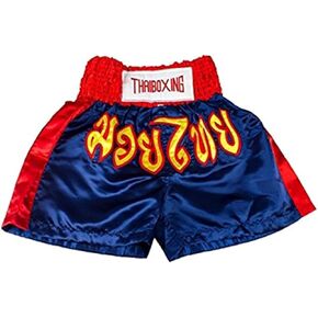 Kids Muay Thai Boxing Shorts Kick Boxing Trunks Satin