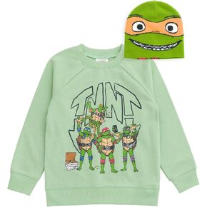 Teenage Mutant Ninja Turtles Fleece Sweatshirt and Hat Toddler to Big Kid Sizes (2T - 14-16)