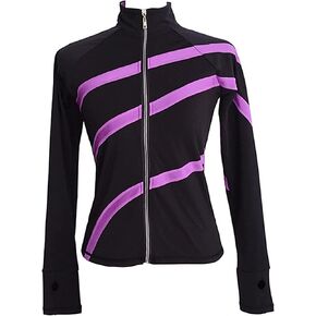 Figure Skating Jacket Girls' Skating Bodysuit Children's Spiral Adult Training Shirt Women's Skating Shirt