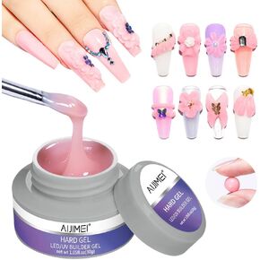 AIJIMEI Hard Gel Gel Builder for Nails Nail Builder Gel Gel Extension Nail Kit Hard Nail Gel Nail Extension Kit Gel Builder for Clear Builder Gel (Clear 60g/2.1oz) in Saudi Arabia