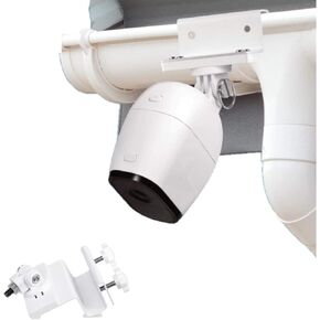 Wasserstein Weatherproof Gutter Mount Compatible with Arlo Pro/Pro2/Pro3/Pro4/Pro5s, Arlo HD, and Arlo Ultra/Ultra 2 - Greater Height for Your Arlo Cameras (White)