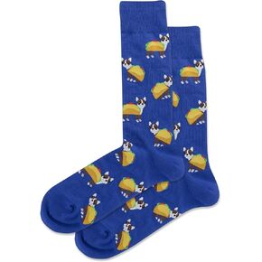 Hot Sox Men's Fun Animal Series Crew Socks-1 Pair Pack-Cool & Funny Novelty Gifts